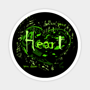 HEART FOLLOW FOS/B Magnet